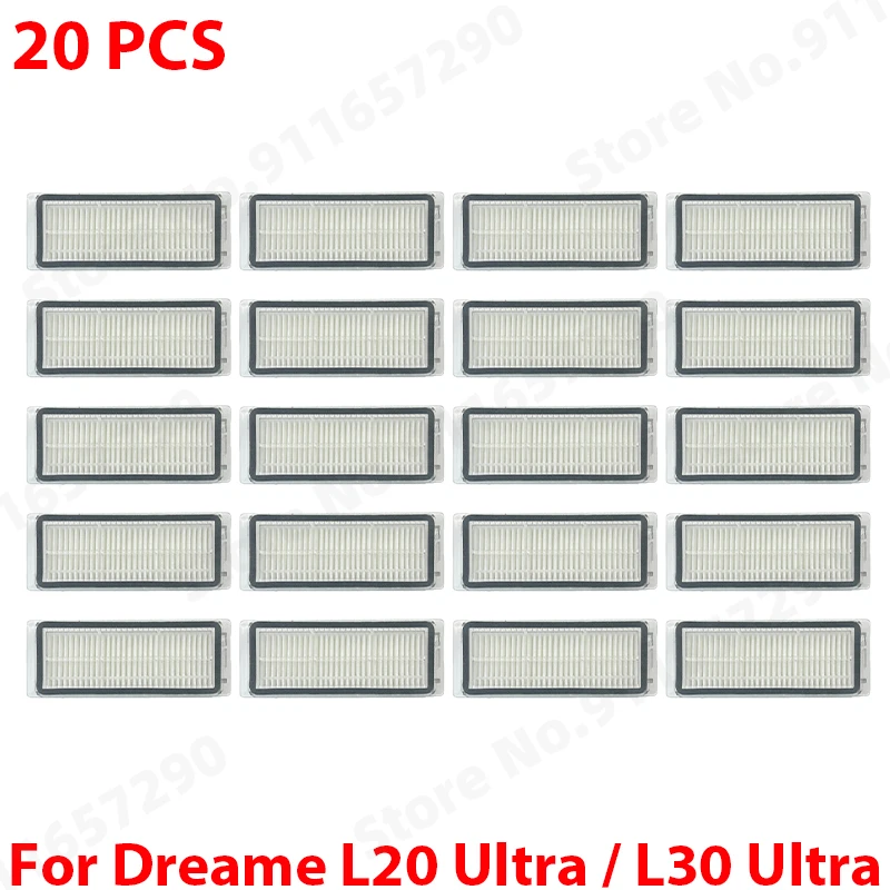For Dreame L20 Ultra / L30 Ultra Spare Parts Vacuum Cleaner Main Side Brush HEPA Filter Mop Cloths Dust Bag Accessories image 3