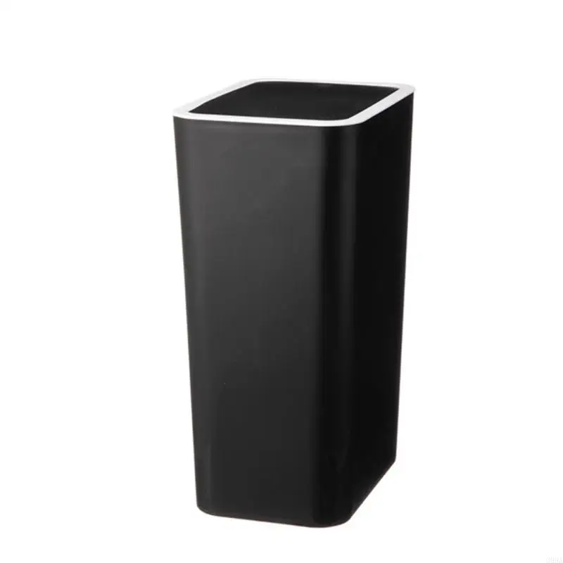 G99A Plastic Trash Bin with Push Down Lid for Kitchen, Bedroom, Bathroom, Offices Space Waste Bin for Daily Use