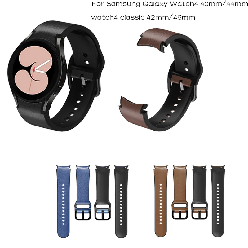 

Watch Band For Samsung Galaxy Watch 4 classic 46mm 42mm smartwatch Silicone Sports Bracelet Galaxy Watch 4 44mm 40mm Strap