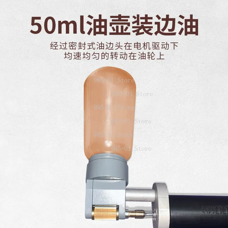 Small Convenient Handheld Edge Oil Coating Box, Ergonomic Leather Edge Dyeing Machine for Handbag Leather Goods Making