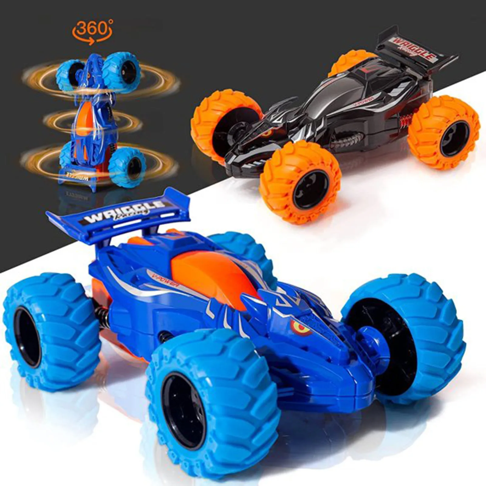 

Four Wheel Drive Stunt Vehicle With Torsion Rotating Suspension Boy Gift Kids Toy Sliding Inertia Off Road Vehicle Speed Game