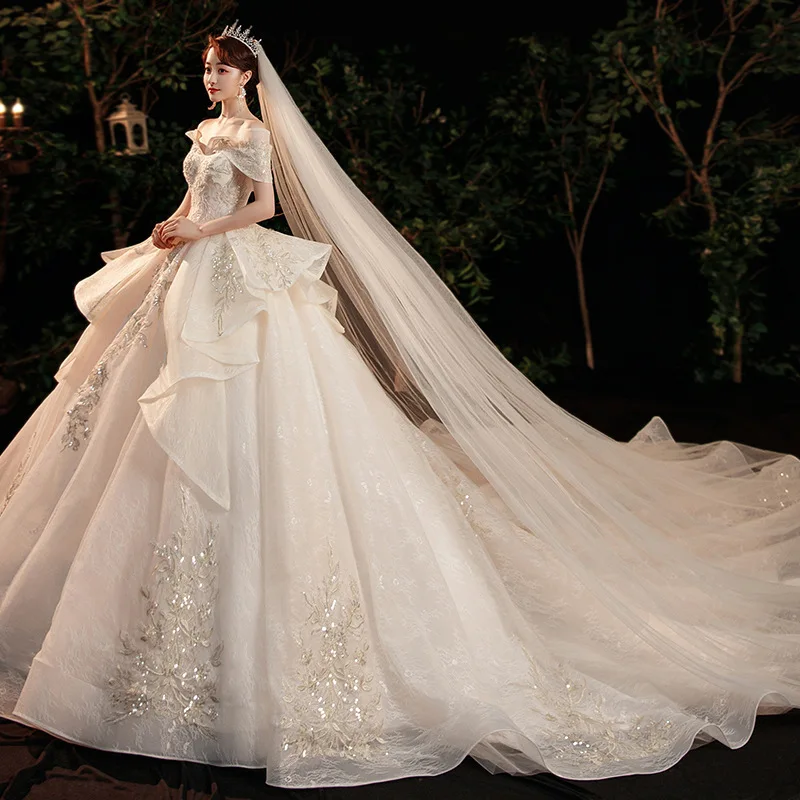 

N81Main wedding dress bride 2024 French style