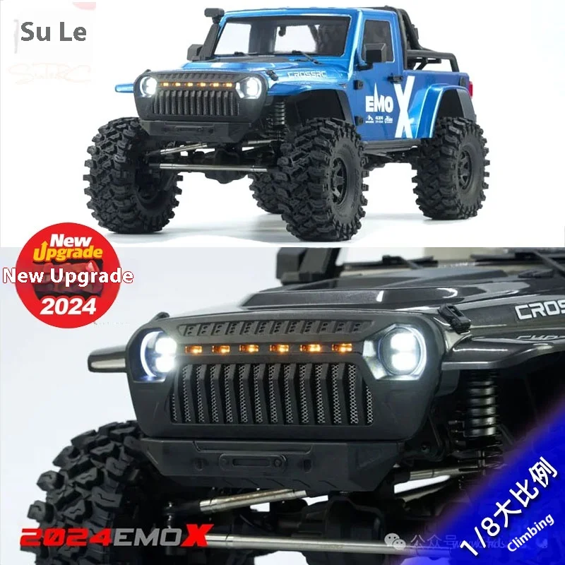 CROSSRC remote control EMO X big rhinoceros 1/8 electric climbing car off-road vehicle differential lock two-speed gate bridge