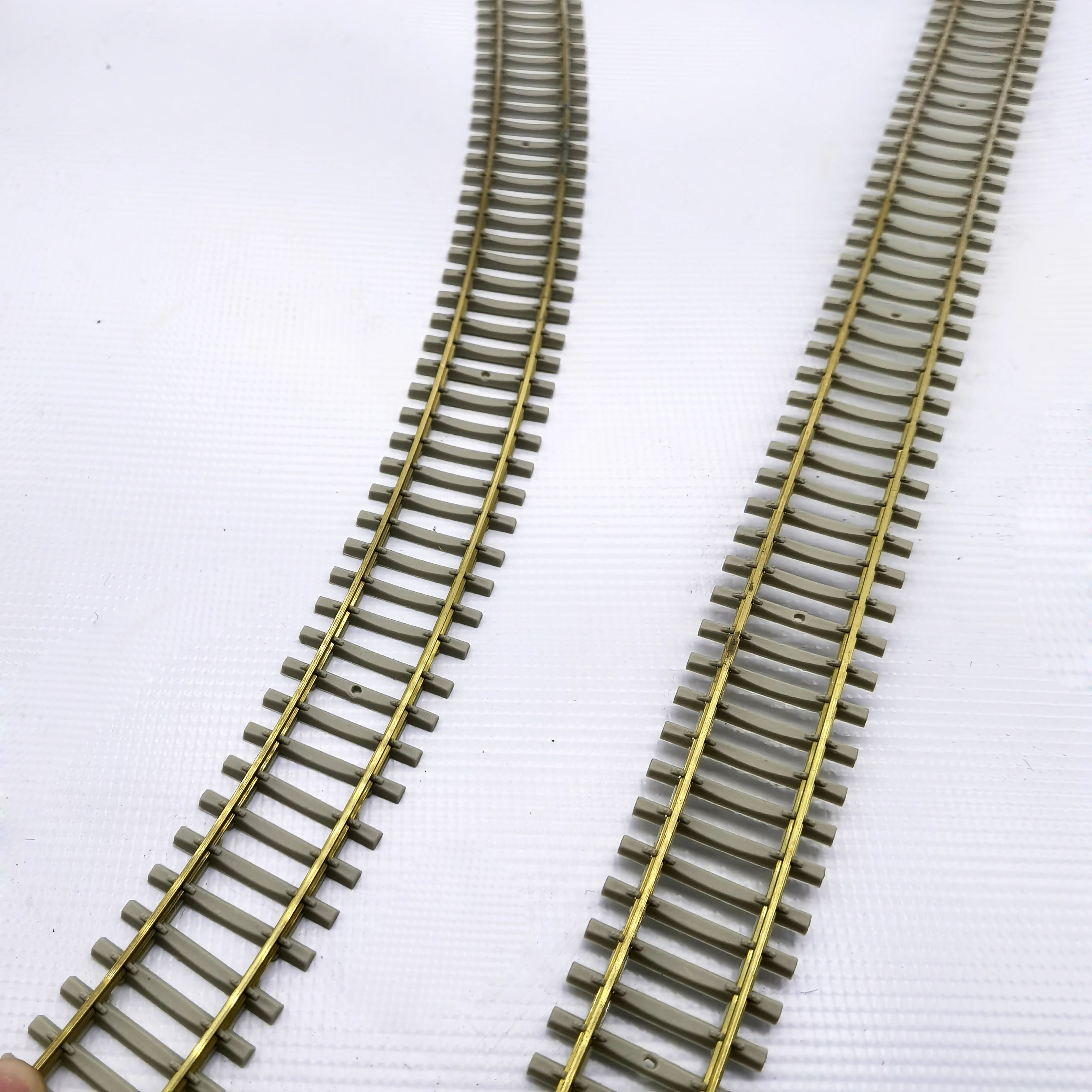 1/3/5pcs 50cm 1:87 scale train track model simulation rail model detachable splicing railway railroad layout send free ballast