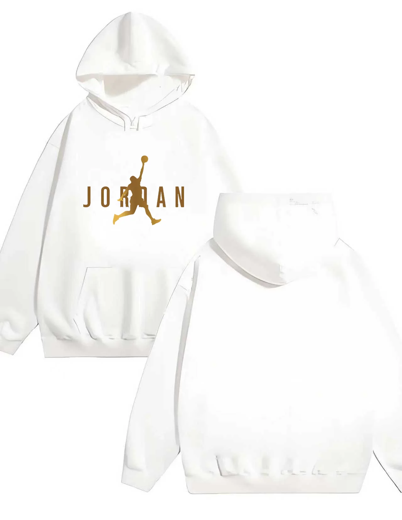 

The 2025 new trendy brand Jordan printed sweatshirt for both men and women a casual and loose 330G thick sweatshirt