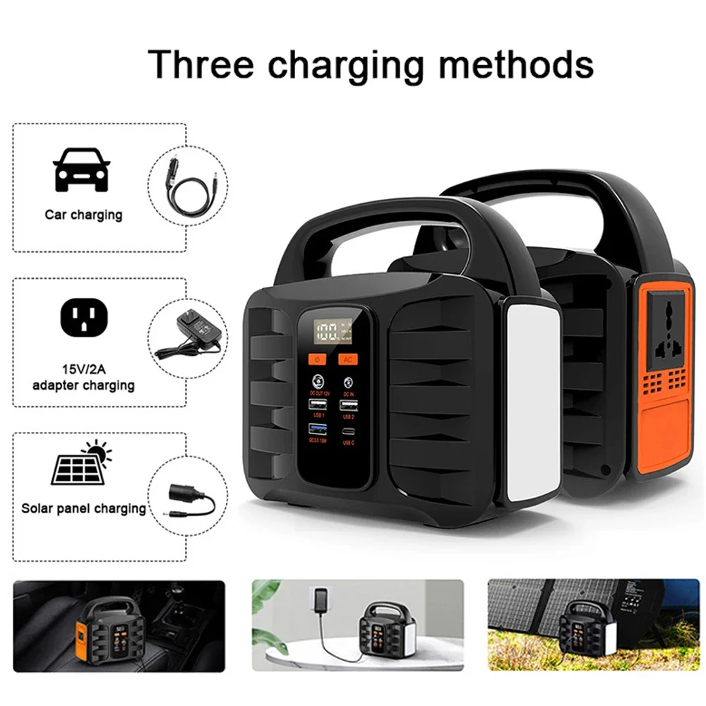 Portable Power Station 100W 42000mAh Mobile Power Supply Solar Generator 220V/110V Charging Station EU/US 155Wh Power Bank