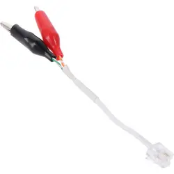 Kit de Cables de repuesto con pinzas de cocodrilo, Cables de traza de tono y sonda, enchufe RJ11 / RJ12/RJ45, piezas de equipo eléctrico