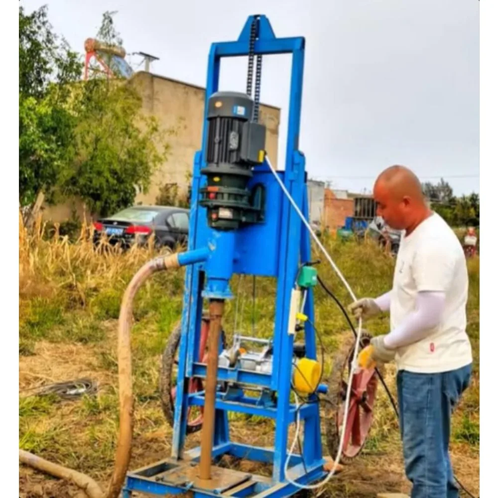Imagen 4: Perforadora eléctrica para equipos de riego rural, uso doméstico, 200m