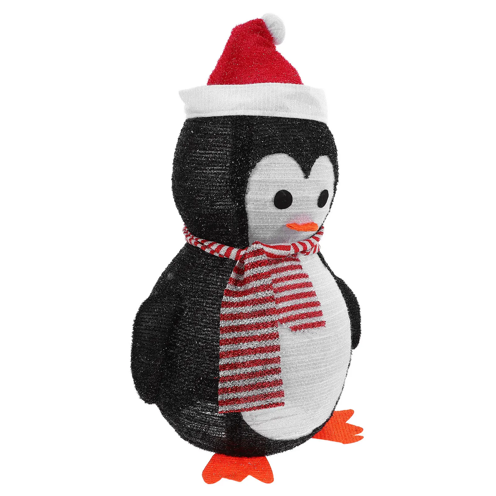 

Light Up Penguin Lantern Festive Holiday Decoration for Christmas Garden Patio Lawn Indoor Outdoor Use Lighted Up Penguin