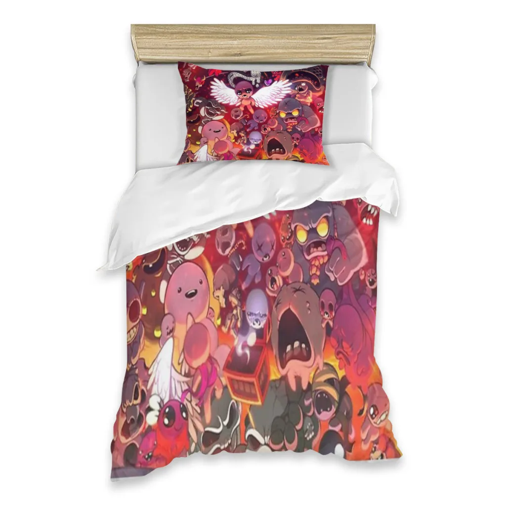 

The Binding of Isaac Bed Sheets Set Comforter Quilt Cover Duvets Single Bedding