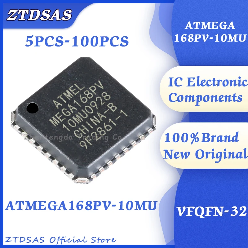 

ATMEGA168PV-10MU ATMEGA168PV-10 ATMEGA168PV ATMEGA168P ATMEGA168 ATMEGA IC MCU CHIP VFQFN-32