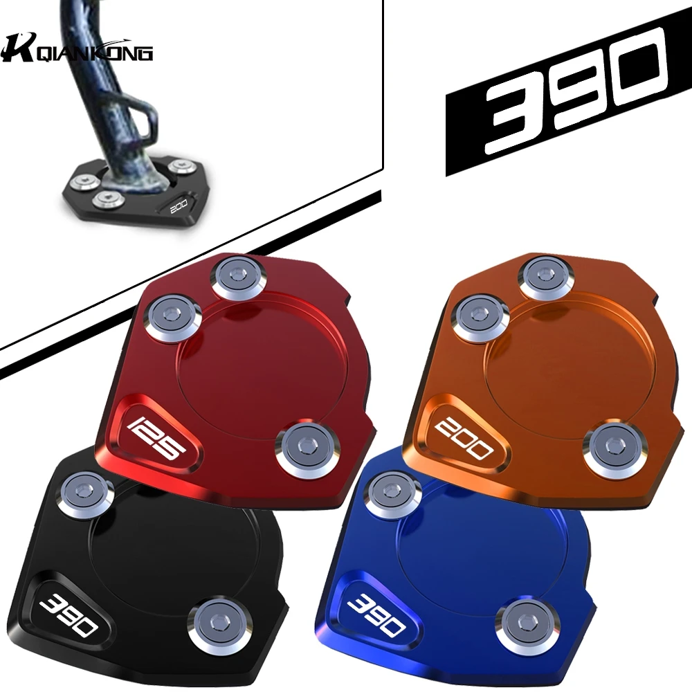 Motorcycle For DUKE 125/200/390 2013-2023 Kickstand Foot Side Stand Enlarger Foot Stand Extension Pad 950 Adventure S 690 SMC/R