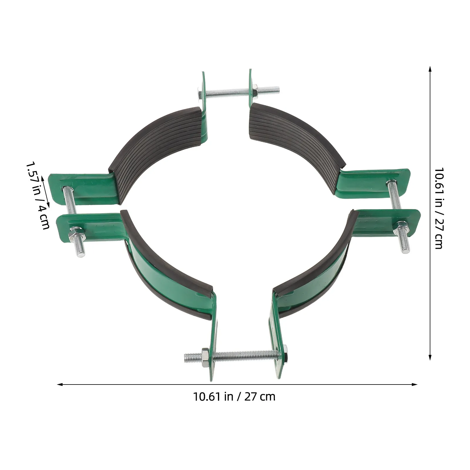 Tree Support Bracket Set – Metal Wind-Resistant Sapling Stabilizer for Outdoor Landscaping, 15–20 cm Diameter