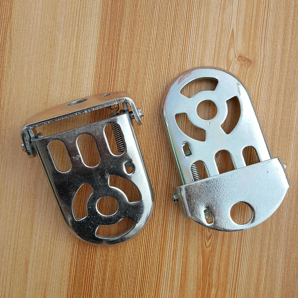 1Pair Bike Folding Foot Peg Rest Durable Steel Mountain Cycling Kids Footrest Easy Assemble Foot Peg Footrest