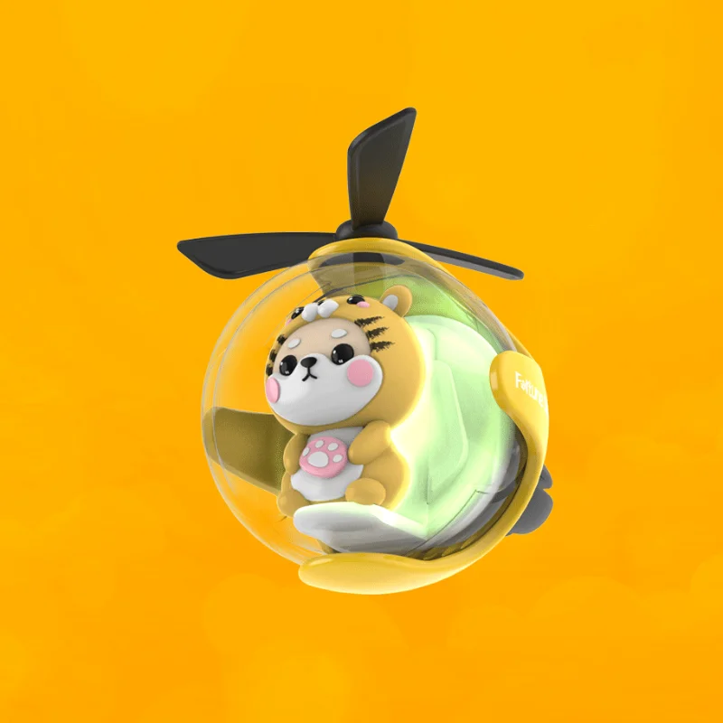 Xiaocai ديزل لطيف الكرتون سيارة معطّر الهواء تحلق الكرة السيارات الروائح شنقا زخرفة ديكور