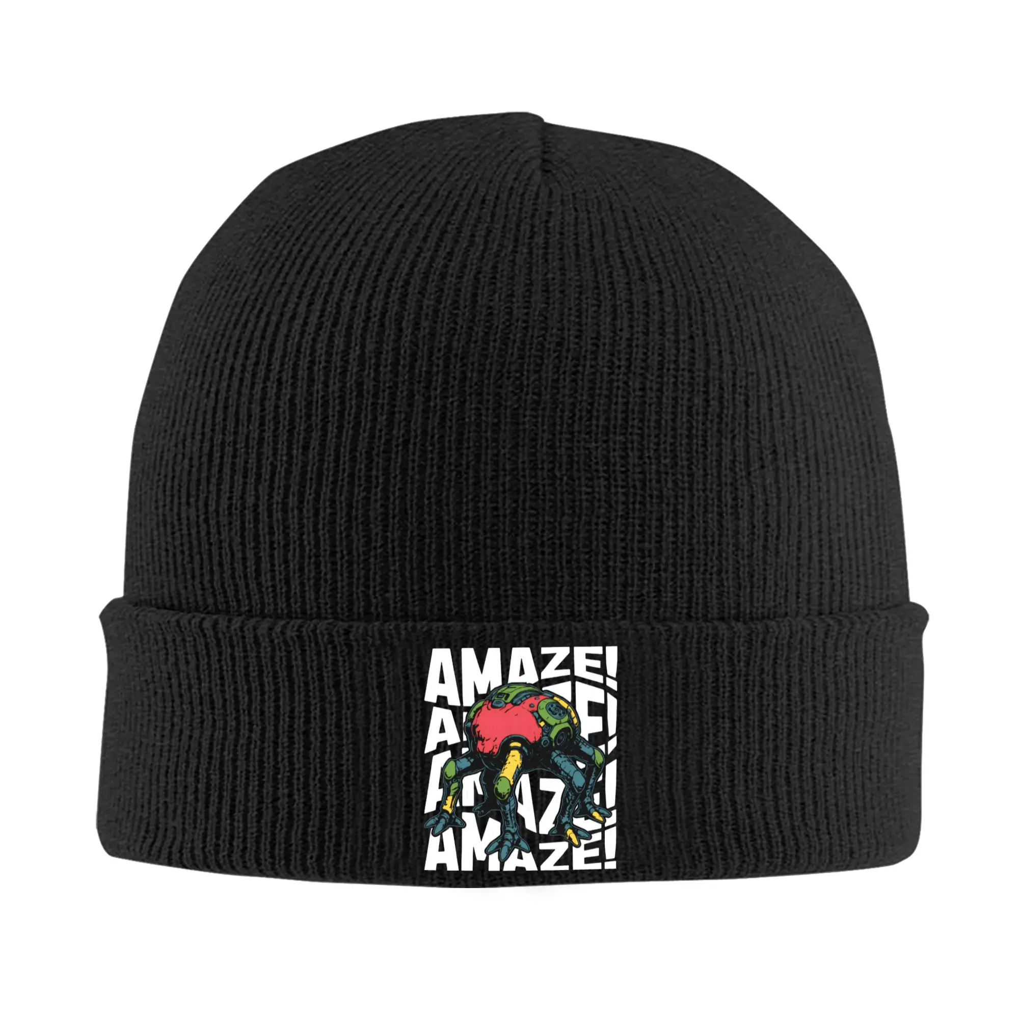 Project Hail Mary Rockys AMAZE  Knitted Caps for Women Men Beanie Winter Hats Acrylic  Warm Melon Cap