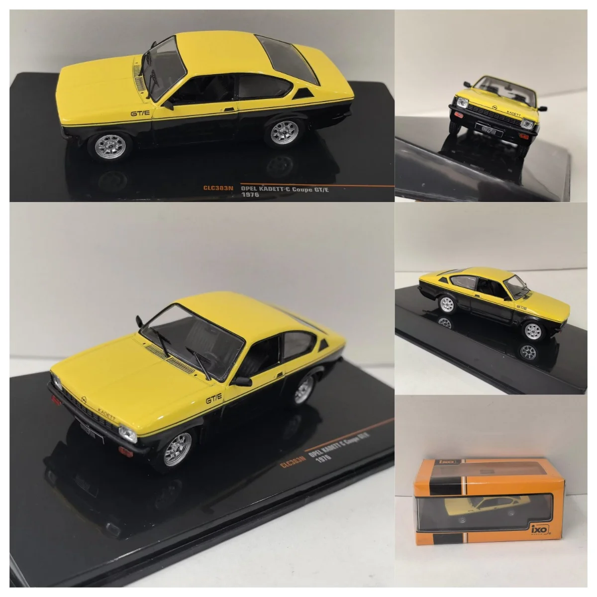 

Коллекционная модель автомобиля Box Cracking IXO Diecast, масштаб 1/43, OPEL KADETT C COUPE GT/E 1976, из сплава, 1 шт.