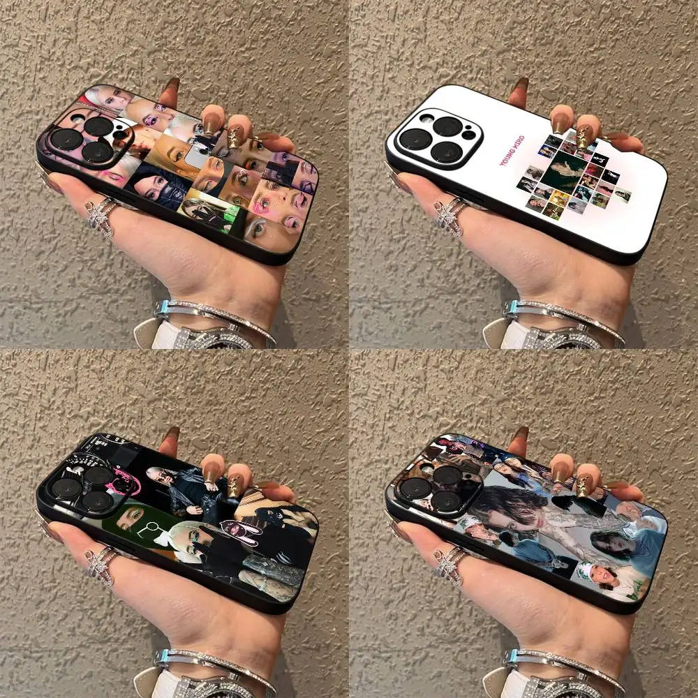 

Cool Rapper Y-Young Miko Phone Case For iPhone 16,15,14,13,12,11,Pro,XS,Max,XR,Plus,E,SE4,Mini Black Soft Cover