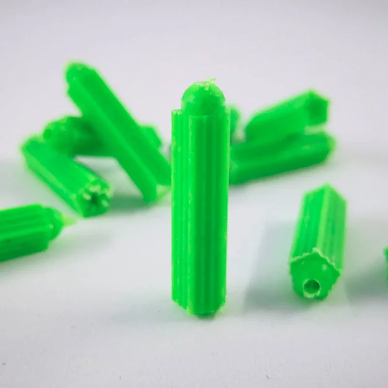 50pcs M6 M8 M10 tappi a muro per tubi di espansione in plastica a parete in plastica a coste per viti autofilettanti M3 M4 M5 M6 M8