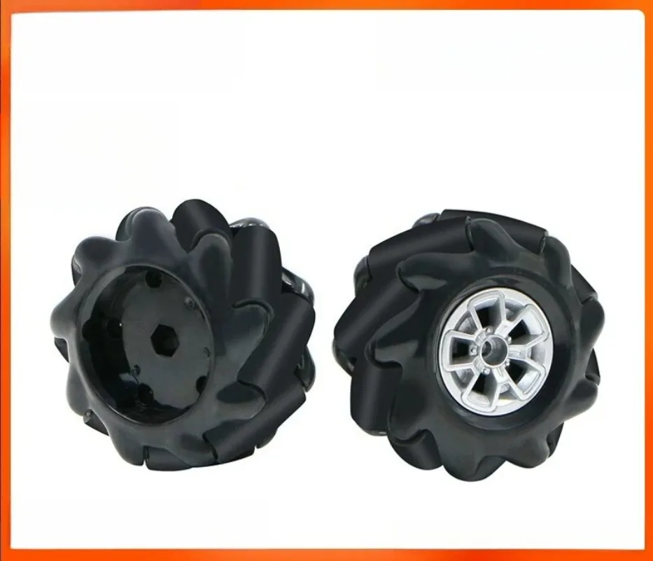 

1 Set 60mm Mecanum Wheels Omni-Directional Rubber Wheels with Couplers for ROS Smart Robot Car