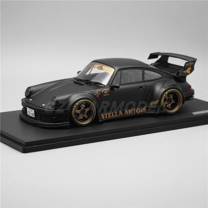 

IG 1:18 RWB 964 Matte Black IG2465 JDM Simulation Limited Edition Resin Metal Static Car Model Toy Gift