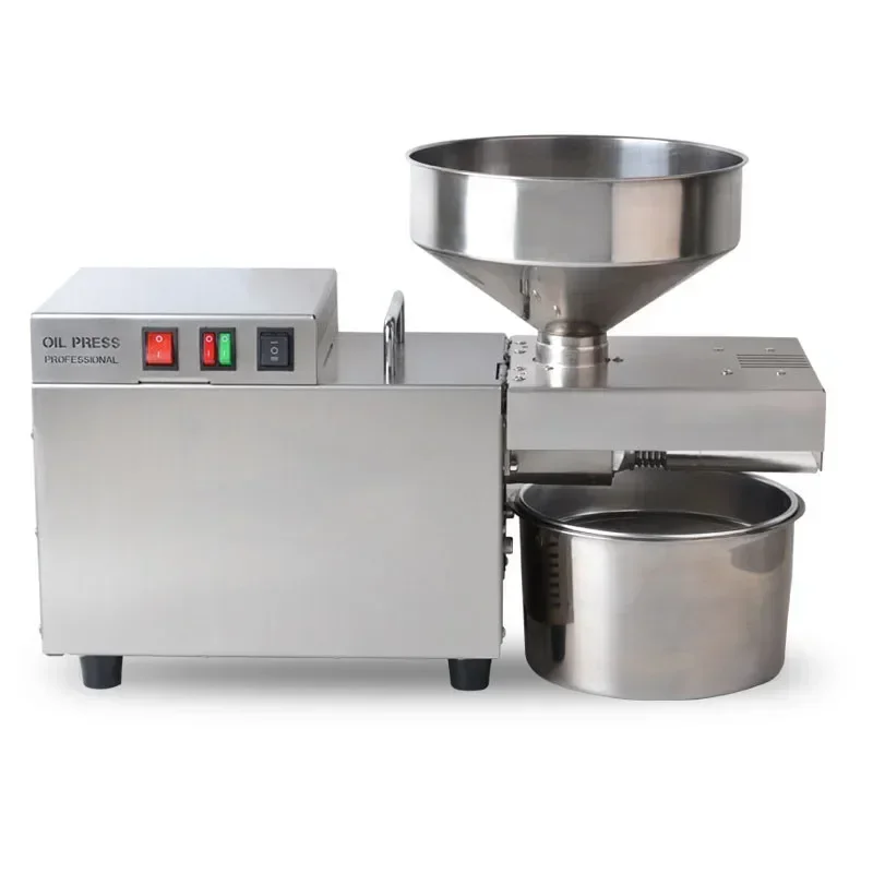 110/220V stainless steel oil presser 1200w  Home Flaxseed Oil Extractor Peanut Oil Pressing machine