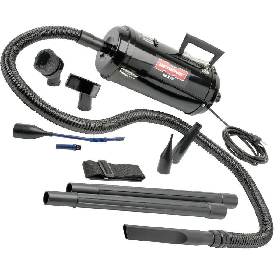 مكنسة كهربائية مدمجة مع 4.0 ذروة HP وبناء فولاذي بالكامل لتطبيقات التنظيف شديدة التحمل تتميز بخرطوم 6 أقدام محمول