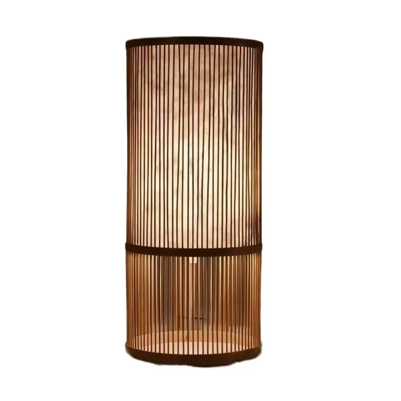 

Wabi Silent Wind New Chinese Homestay Bamboo Weaving Bamboo Art Home Living Room Tatami Bedroom Retro Study Bedside