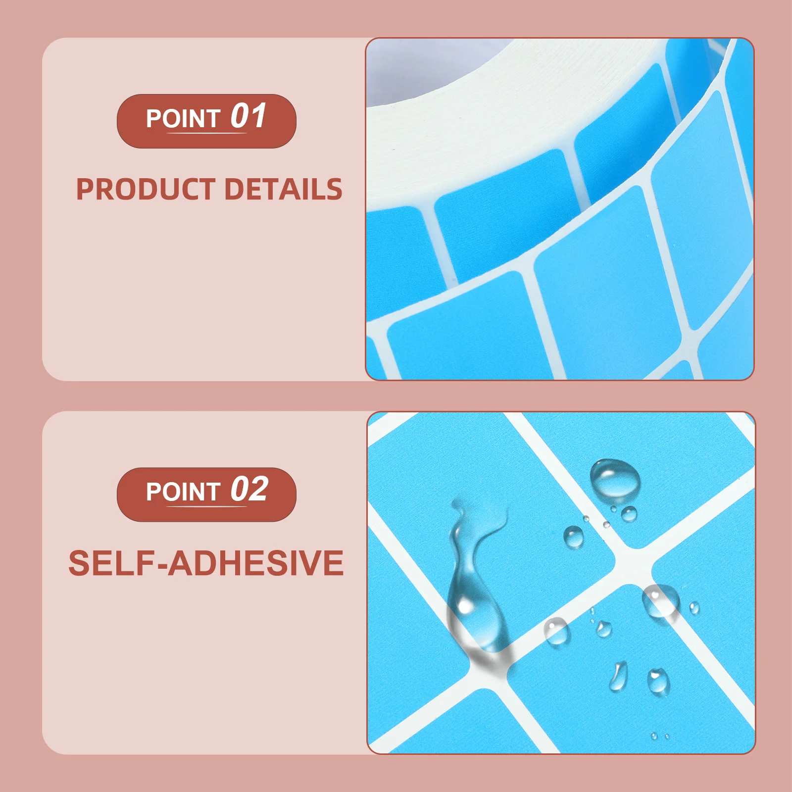 

1 рулон цветных бумажных этикеток с покрытием, отрывной принтер, доставка для документов, стирки, одежды, наклейки, этикетки, термоэтикетки, самоклеящиеся