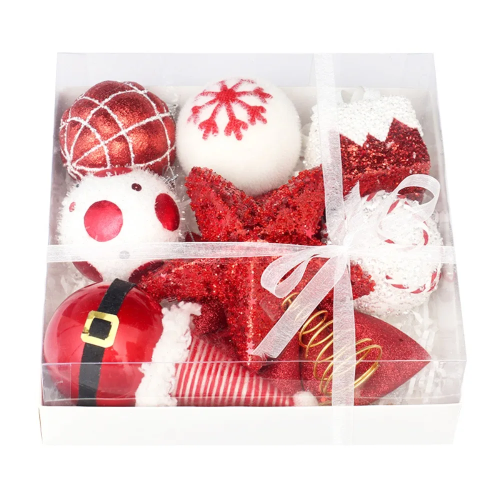 

18pcs Foam Christmas Tree Top Star Big Delicate Christmas Ball Set Creative Waterproof Christmas Tree Decoration Pendant Xmas