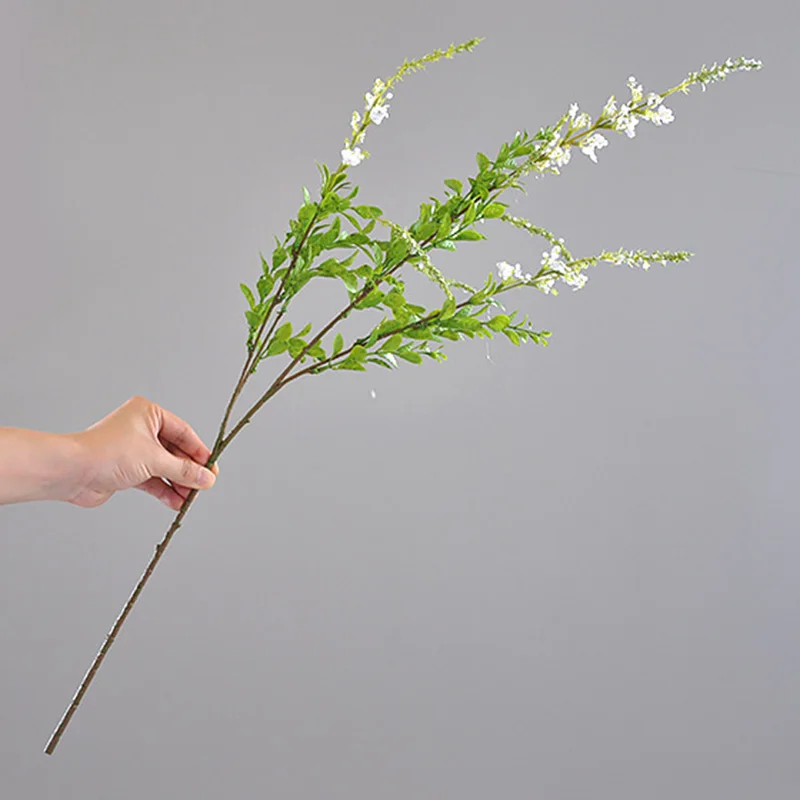 فاخر حكيم زهرة الزفاف الديكور mariage العروس الزهور الاصطناعية البيضاء لعيد الميلاد فلوريس الاصطناعية ديكور غرفة المنزل