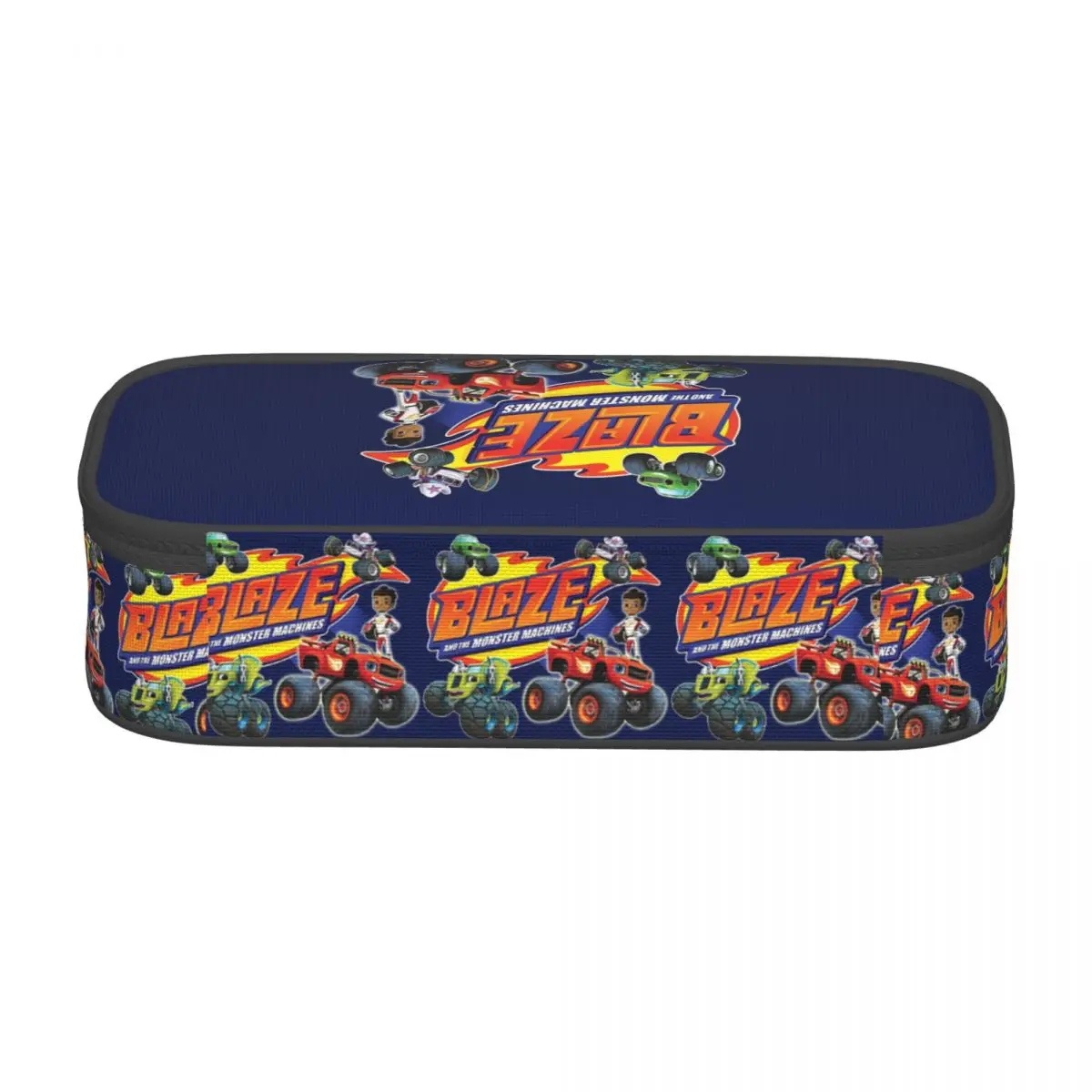 Blaze And The Monster Machines Crew Pencil Cases for Student Pen Box Pencil Bag Large Storage Pencil Pouch Pen Holder