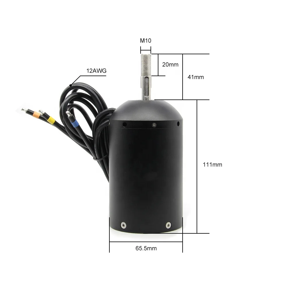 3000rpm Waterproof motor 24V 48V Efoil hydrofoil board electric surfboard kayak high power underwater propeller