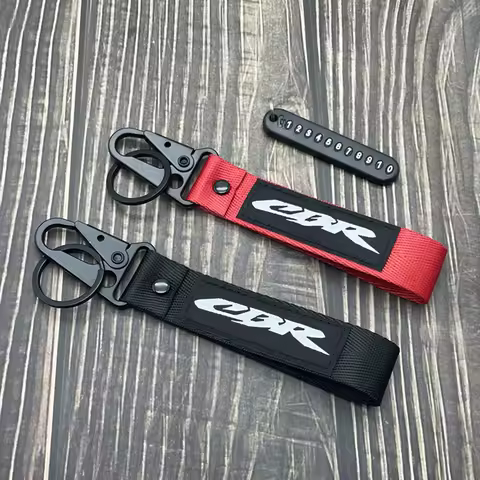 Motorcycle 3D Embroidery Keychain Key Ring Chain Keyring For Honda CBR650/R/F CBR600/RR CBR1000RR 1100XX CBR 900RR 929RR 954RR