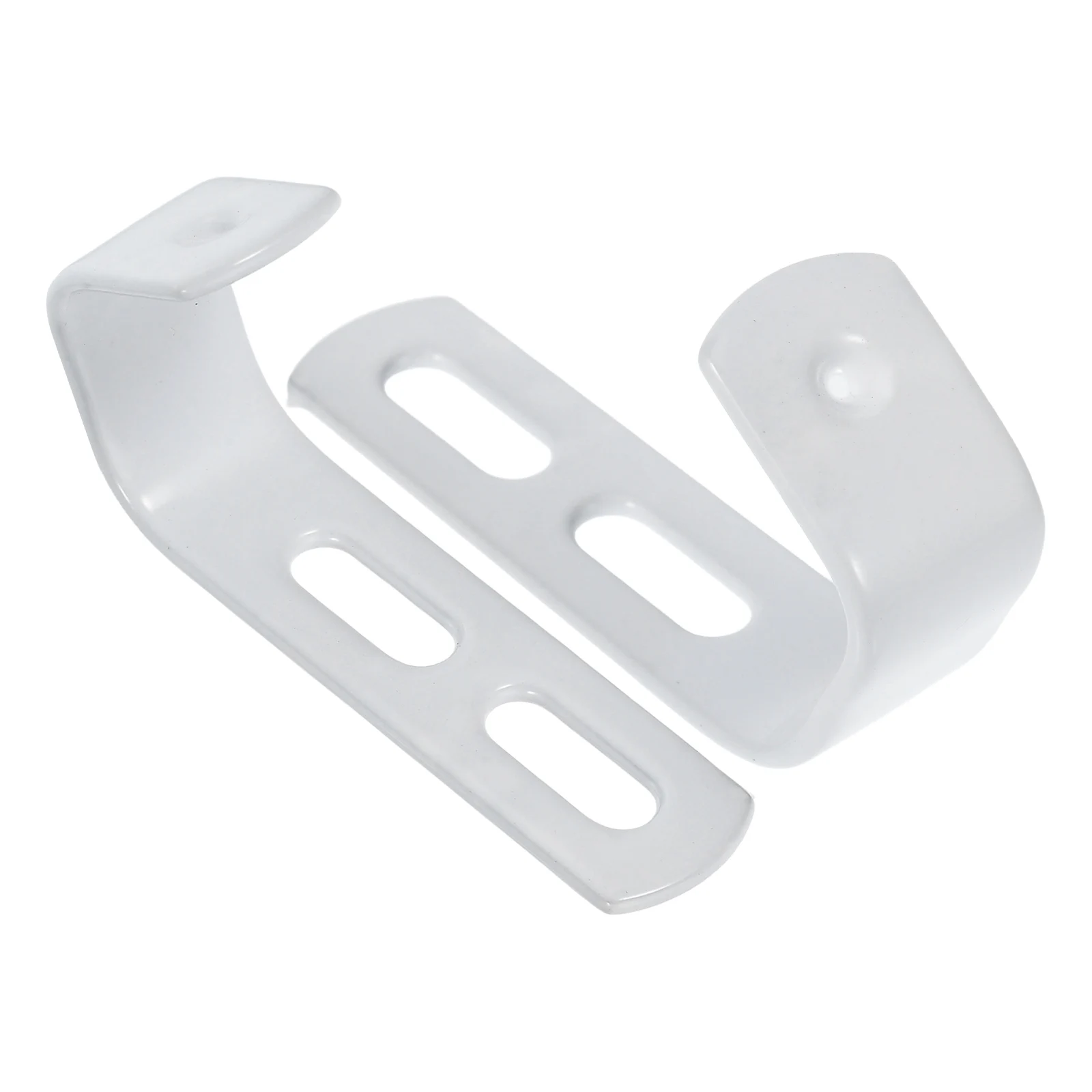 

2 Pcs Double Layer Rubberized Ladder Hook Child Metal Garage Storage System Hooks