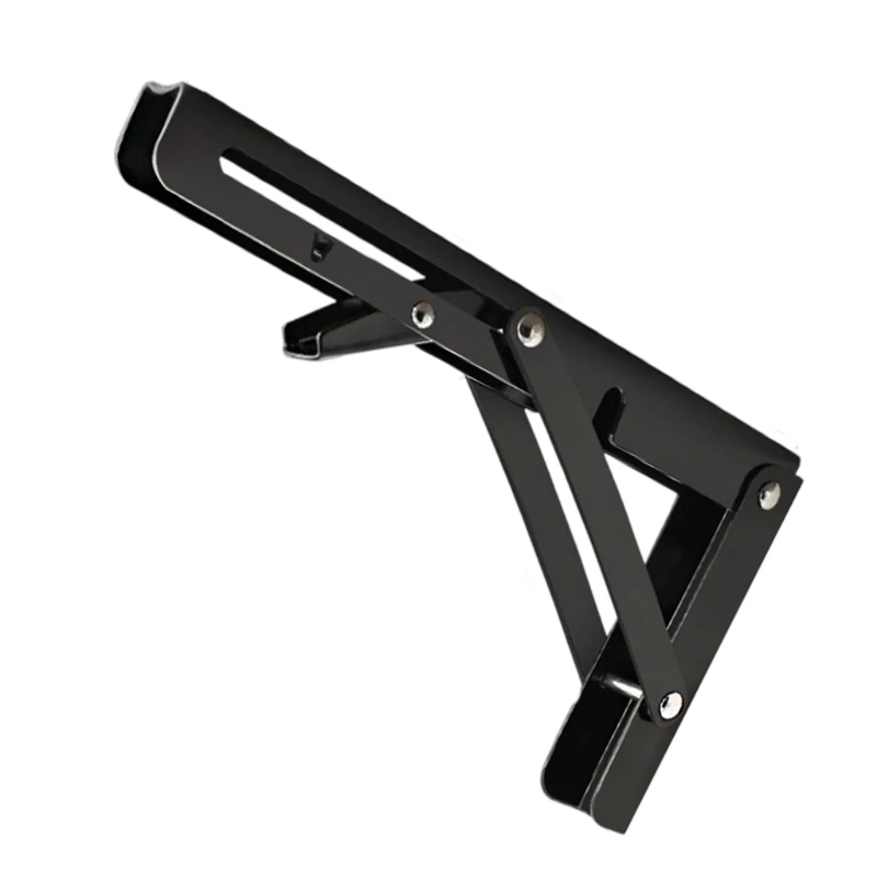 Adjustable Wall Mounted Shelf Brackets Foldable Stainless Steel Rusts Resistant For Kitchen Shelves Bathroom Storage 37JD