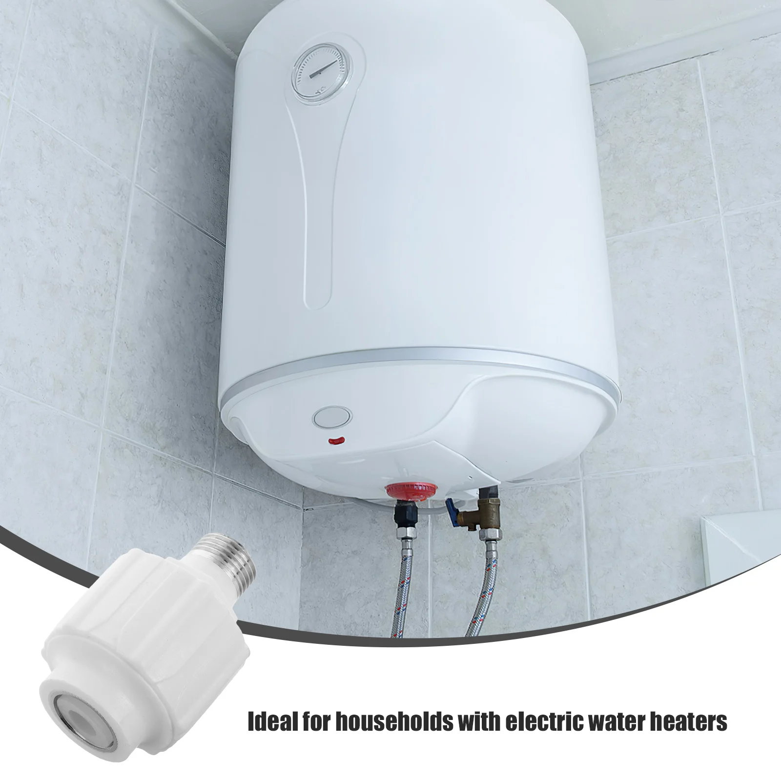 

Electric Water Heater Anti electricity Wall Copper Durable Rapid Heating Large Capacity Safe Use Insulated Tank Cover Heat