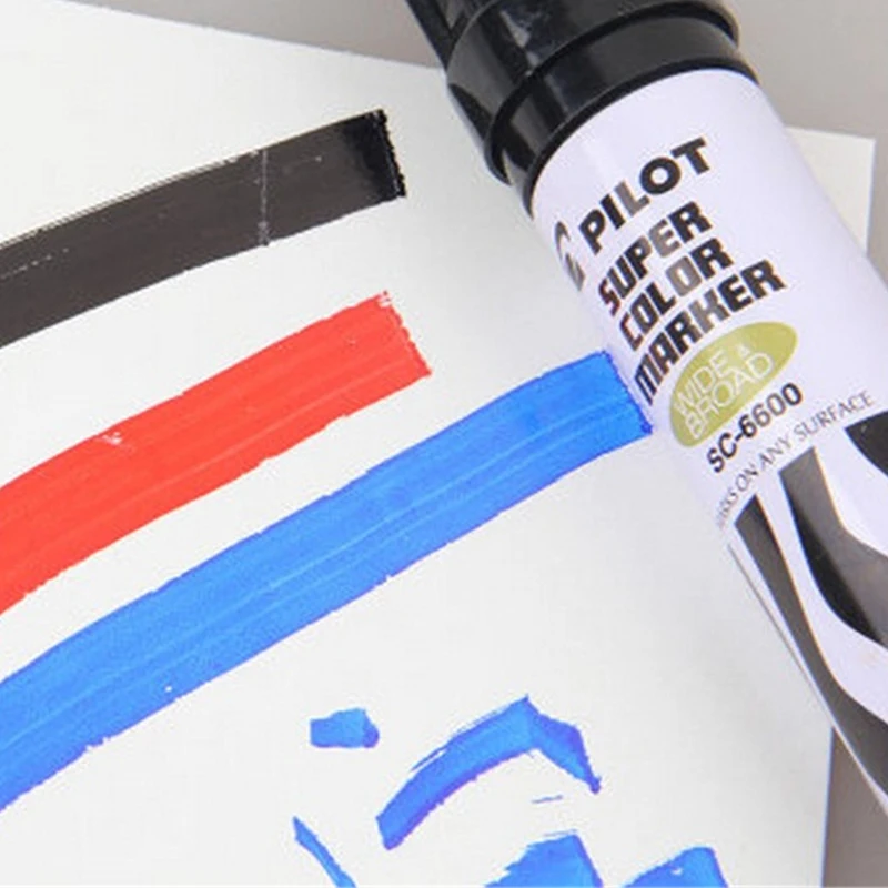 1 PILOT SC-6600 Large-capacity Single-point Marker Pen Fuel Tank Tip Pen Thick Tip Logistics Industry Marker Pen Tip