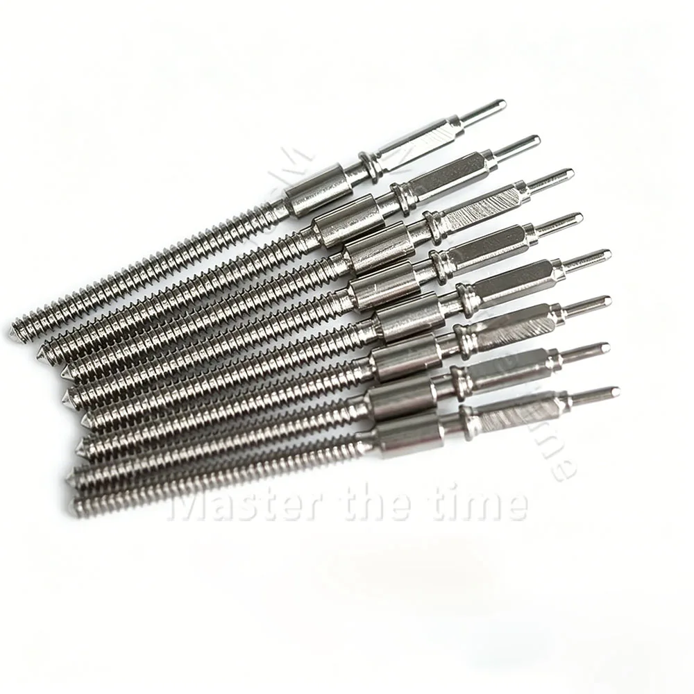 2/4/8Pcs Watch Movement Maintenance Parts, Standard Crown Stem for 2824 Mechanism Repair and Refit