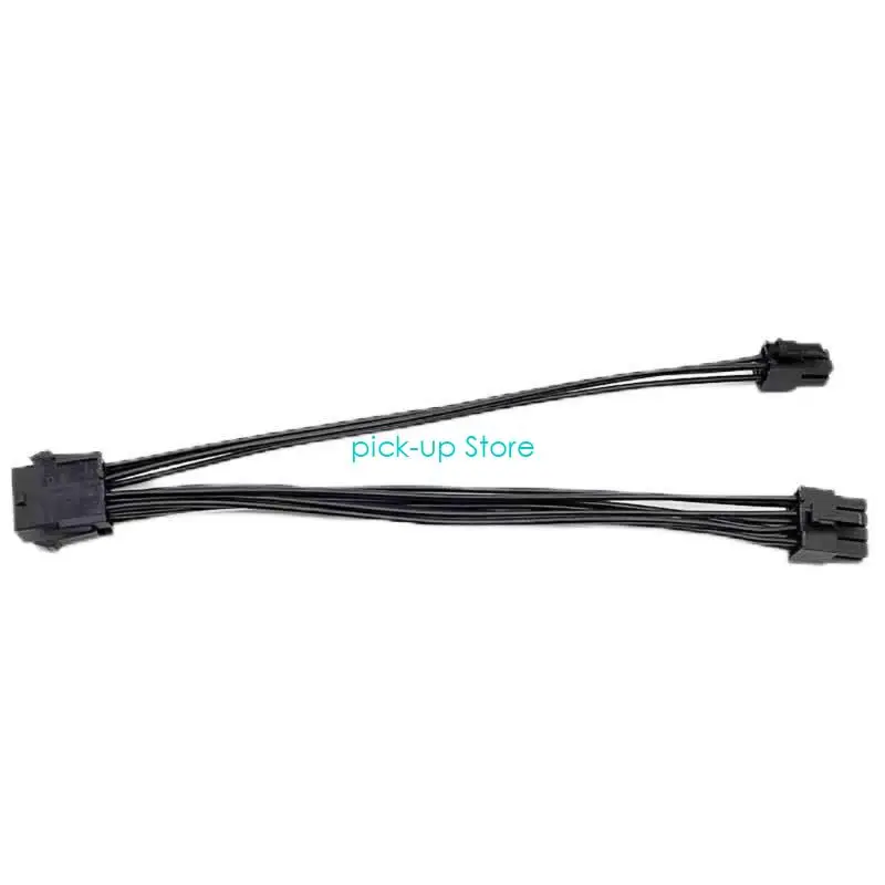 Q5WA 2PCS มาเธอร์บอร์ด CPU 8PIN 8P ถึง 8P+4P ตัวผู้กับสายเคเบิลส่วนขยายพลังงานหญิง 20 ซม.