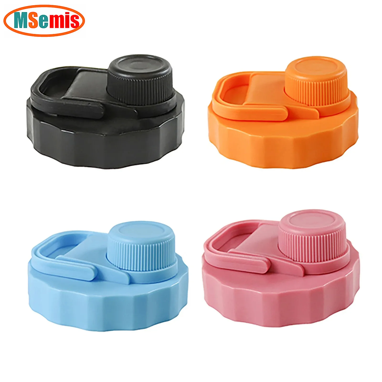 

Mason Jar Lid Kitchen Durable Leak Proof Seal Wide Mouth Drink Juice Jar Lid with Handle Flip Cap