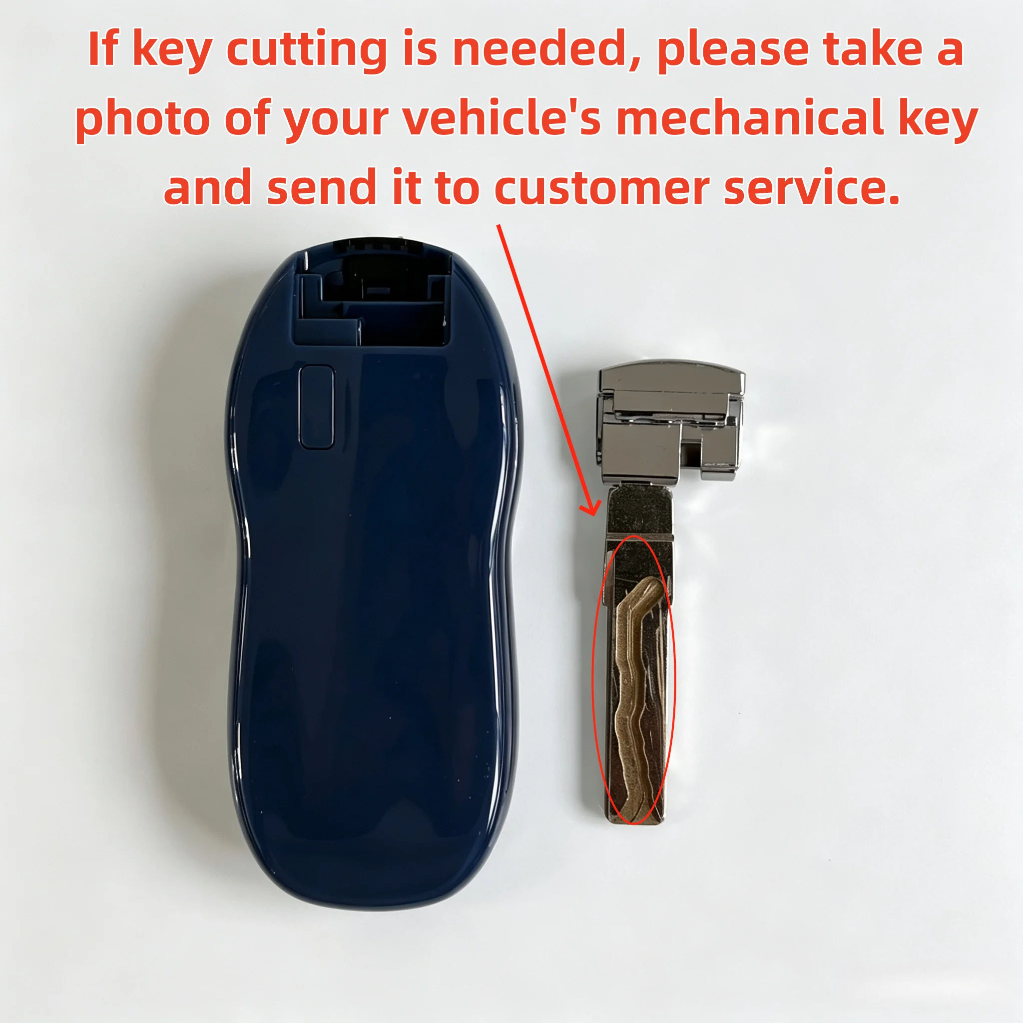 Cool-Looking Car Smart Sensor Key Suitable for Bmw/Nissan/Mazda/Kia/Jpppe and More Vehicles with Keyless Entry Function, Can Be Added in Three Minutes