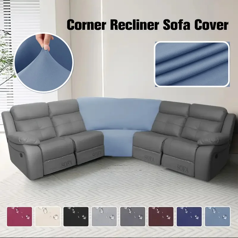 

1PC Stretch Corner Sofa Recliner Cover Dust-proof Corner Couch Covers for L-Shape Sectional Recliner Sofa Home Decor 2026NEW