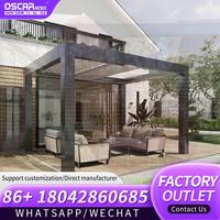 3x3 4x4 Size Patio Outdoor Installation Structures Louvre Roof Pergola Price Ideas for Backyard Garden Balcony pergola
