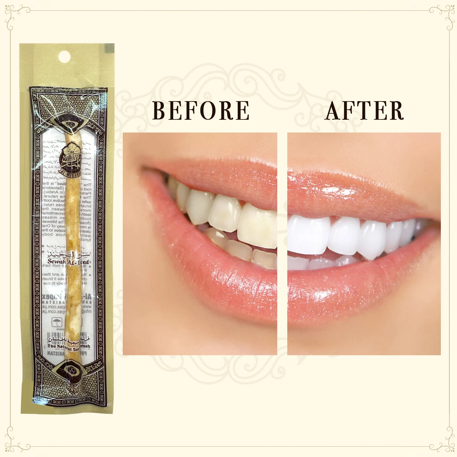 3-pack biologische Miswak tandenborstel traditionele stok houten takje tandenborstel handgemaakte natuurlijke tandenborstel zacht voor tandvlees cadeau