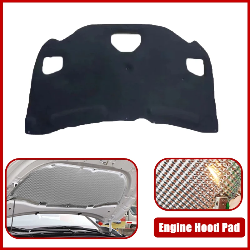 Car Engines For Mitsubishi Outlander CW ZG ZH 2007-2013 2008 Hood Pad Heat Insulation Cotton Fireproof Covers Sound Accessories