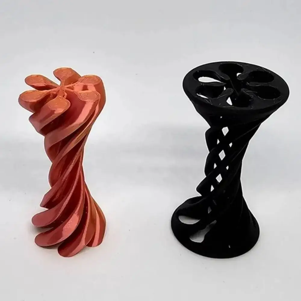 Mini 3d impresso espiral cone brinquedo fidget vortex fio ilusão pirâmide passthrough escultura espiral cone brinquedos de descompressão