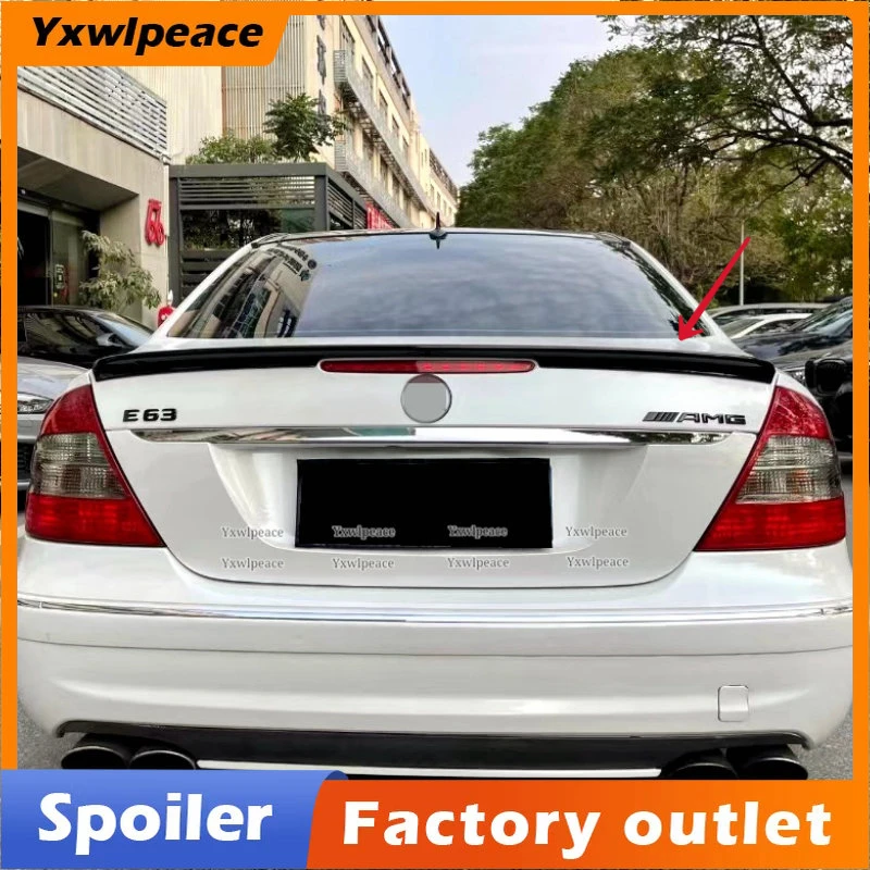 

For Benz W211 2002-2009 Spoiler E240 E280 E320 E350 E63 High Quality ABS Material Primer Color Rear Trunk Wing Spoiler