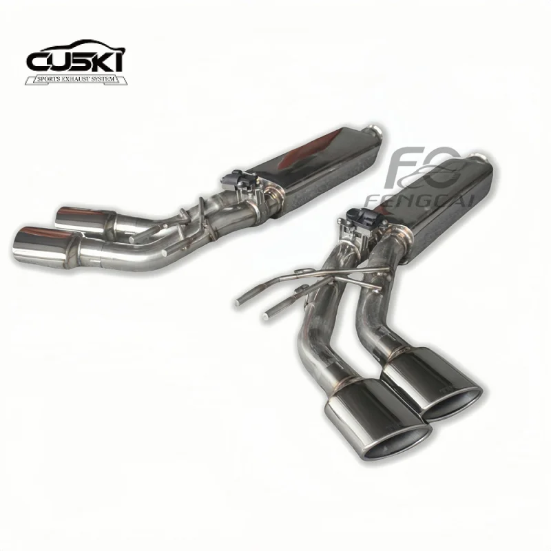 

Customizable Exhaust Pipe Catback Valved Muffler Tips W464 Stainless Steel Exhaust Pipes for Mercedes-Benz G500 2019+