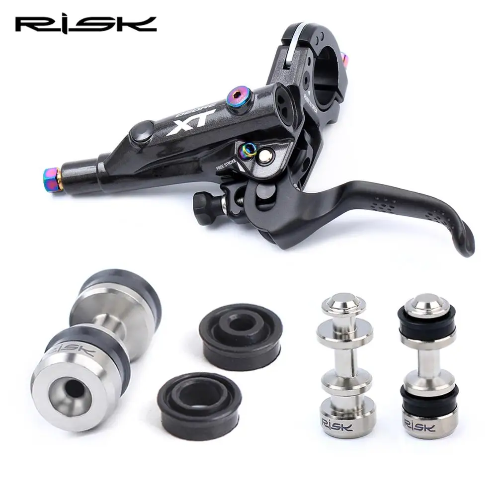 RISK RT126 Bike Bicycle Titanium Alloy Hydraulic Disc Brake Lever Piston For XT M8000 M785 SLX M7000